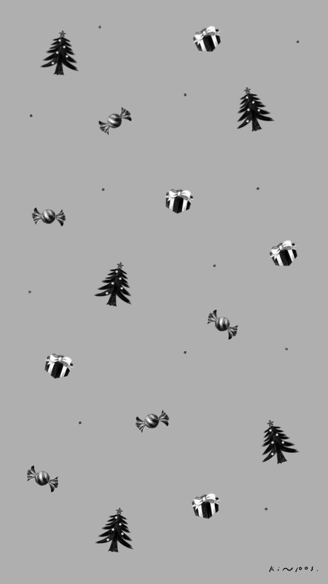 イラスト｜2021.12 ロック画面用イラスト「クリスマス」