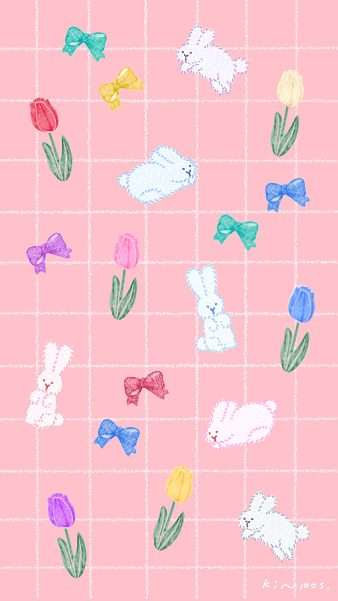 イラスト｜2022.3 ロック画面用イラスト「イースター」
